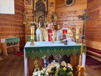 Pierwsza Msza Św.  ks. Przemysława Pilarskiego w Ostrowitem