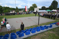 60-lecie Ochotniczej Straży Pożarnej w Krzyżówkach i poświęcenie figury św. Floriana
